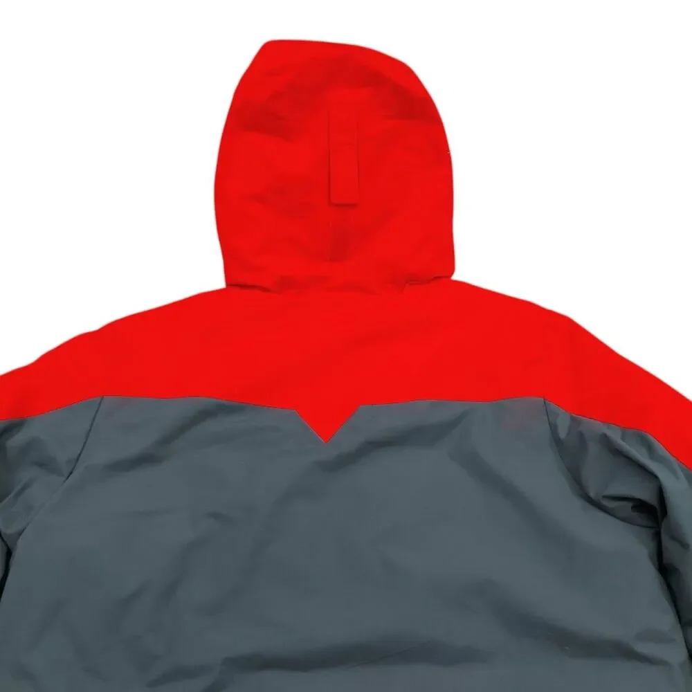 Columbia Kids Jacket 8 Red Gray Insulated Water Resistant Omni-Shield Winter